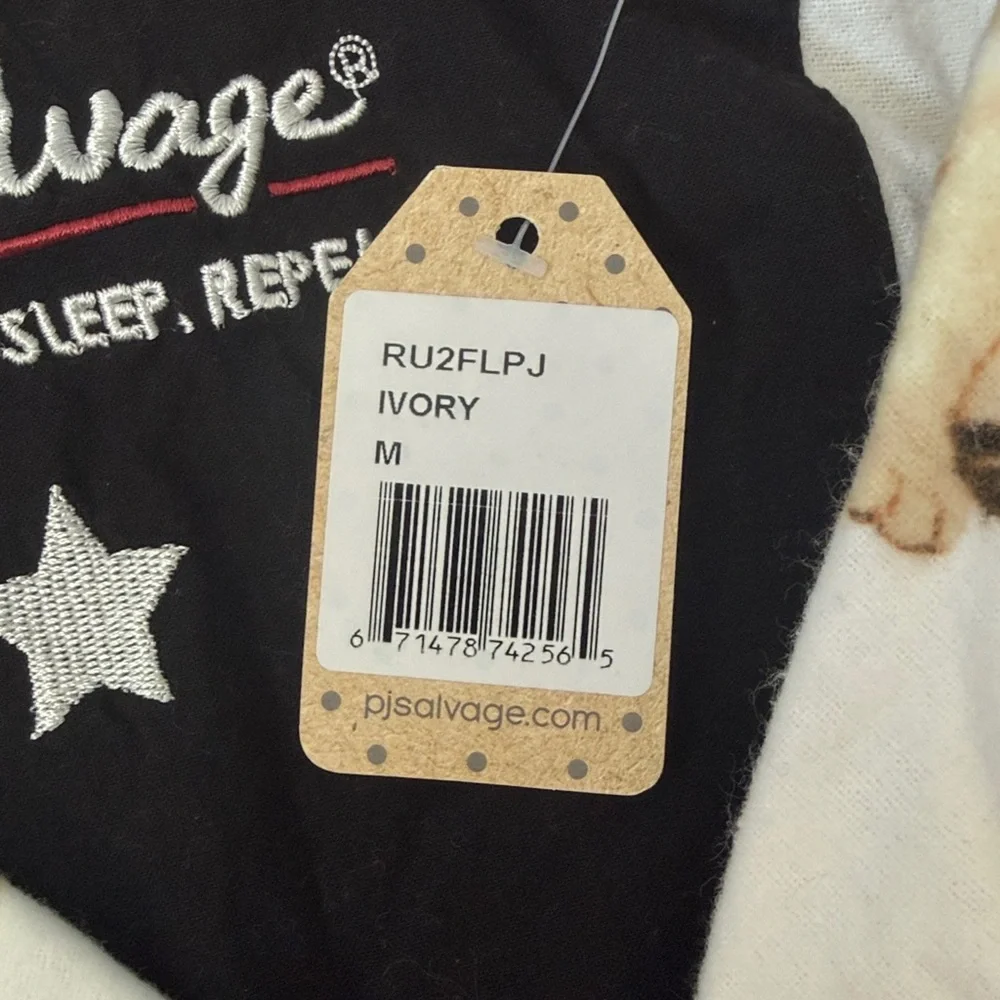 New PJ Salvage Dog Pajama Set - Picture 2 of 2